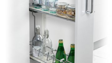 厨房的颜值和整洁度，用橱柜拉篮提升！